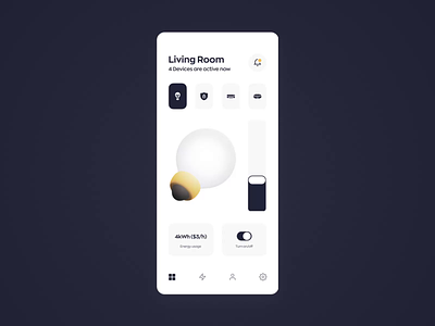 Smart Home Mobile App android animation app app design home home application house ios iot mobile app monitoring mvp remote remote control ronas it smart home smart home app smart house ui ux