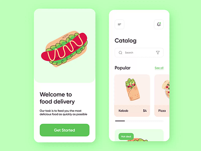 Food Delivery Mobile App android animation app app design delivery eat food food delivery fresh fruits interface ios mobile app mobile delivery mobile delivery app mvp ronas it ui ux vegetables