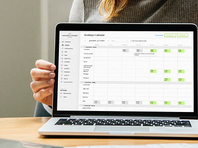 Booking system for Navarra Venues admin dashboard booking app calendar crm desktop erp icon design icon set logo logo design scheduling shift management staff management ui ux web design