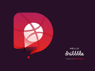 Hello Dribbble ! design first shot flat illustration illustrations logo logo design vector