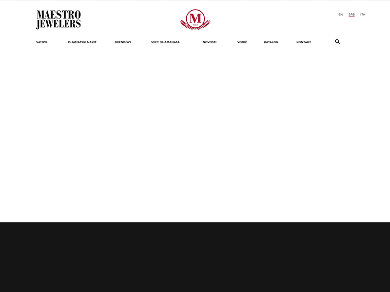 Maestro Jewelers Website adobe xd after effect animation jeweler jewelery ring shop ui web design webdesign website