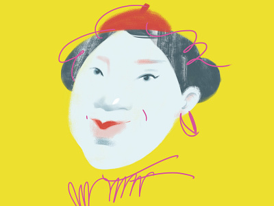 Character blog charachter charactedesign flat illustration illistration magazine pop art portrait yellow