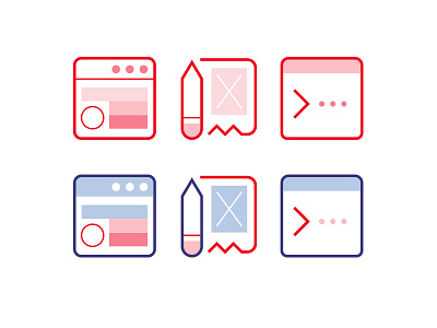 Web Design Code Icons