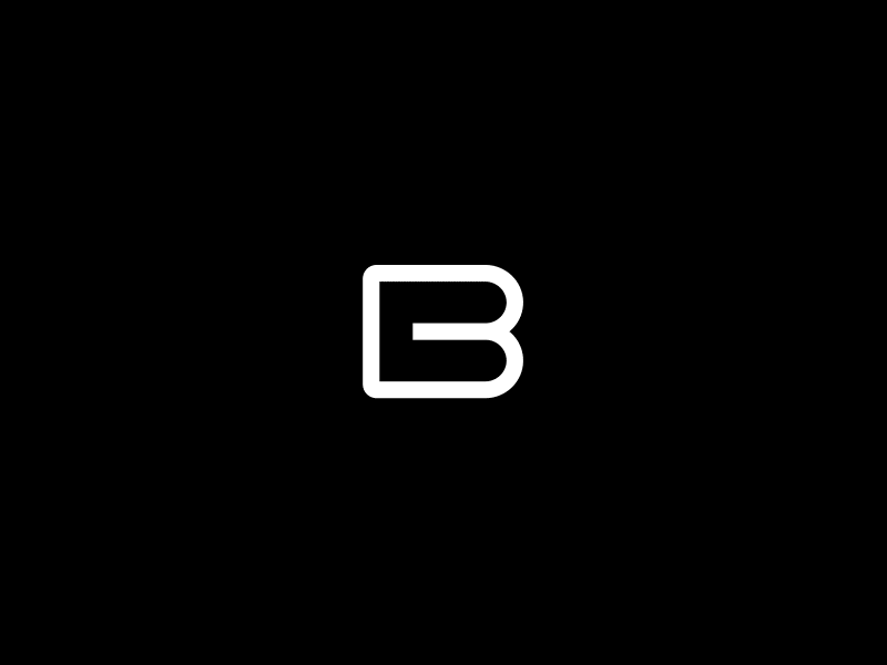 B.A.R.S. Loader b bars black laoder letter logo move stretch typo white