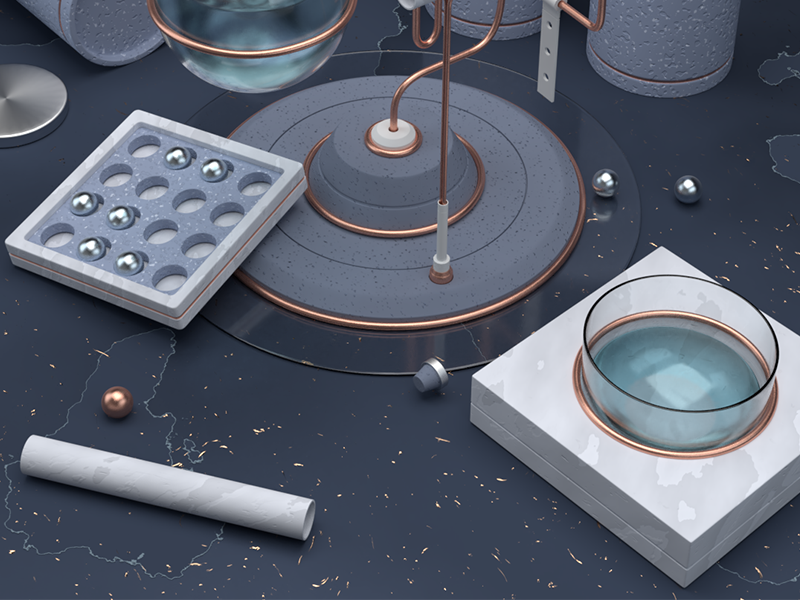 More details abstract composition textures procedural marble blue blender 3d