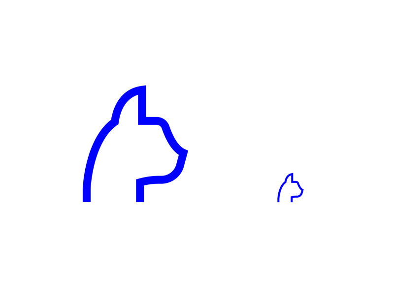 Core UI Icons - Cat and Dog head domestic set iconset solid linear nature canin feline cat doge dog animals animal coreui ui design icons icon