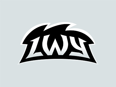 Lwy (Lions) E-Sport Team Logotype Typography