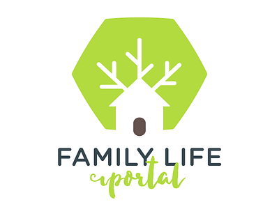 Family Life Portal Outtakes #1 branding family life logo portal tree vector
