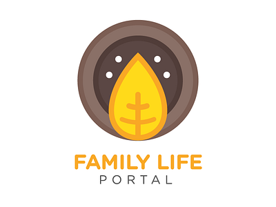 Family Life Portal Outtakes #2 branding family leaf life logo portal vector