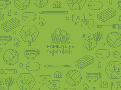 Family Life Wallpaper cover family illustration life vector wallpaper