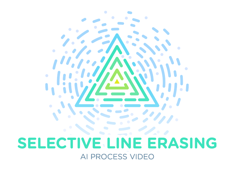 (AI) Selective Line/Stroke Erasing Process Video by Strahinja