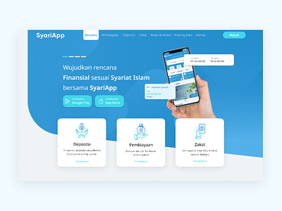 SyariApp Website economy fintech invest loan sharia syariah website