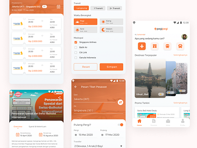 Pegipegi - Design Exploration pegipegi redesign travel travel app travel booking