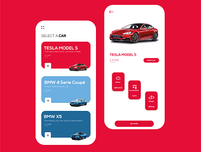 Mobile App for Car Leasing app app design application clean concept design modern ui ui design uiux ux