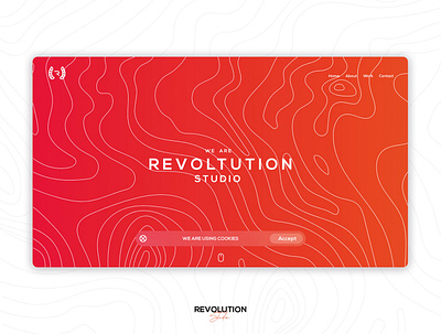 Revolution studio | webdesign adobe xd clean concept design designs logo logo design modern typography ui ui ux ui ux design ui ux designer uiux ux webdesign xd