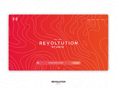Revolution studio | webdesign adobe xd clean concept design designs logo logo design modern typography ui ui ux ui ux design ui ux designer uiux ux webdesign xd