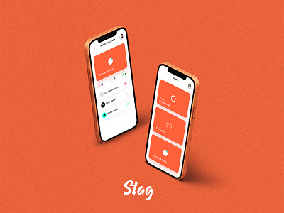 Stag | Intership app app branding clean concept design graphic design logo design modern simpel ui ux