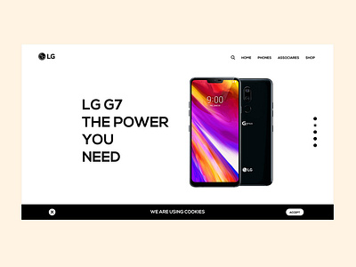 Lg webredesign adobe xd clean design lg simple ui uid uxd web webdesign webdesigner website