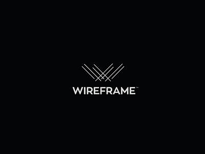 WIREFRAME adobe illustrator cc brand branding concept design illustrated logo logo logo design logodesign typography wireframe