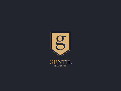 Gentil adobe illustrator cc biege brand branding chic concept design illustrated logo illustrator logo logo design luxery typography