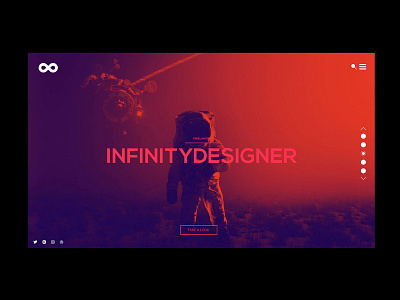 Infinitydesigner design infinite infinity infinitydesigner modern moon space typography ui ux web webdesign webdesigner