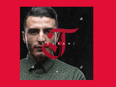 Sofiane touzani calligraph concept cool design football typography voetballer