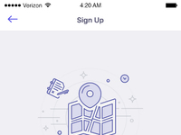 Sign Up Process - Use My Location by Petras Nargela | Dribbble | Dribbble