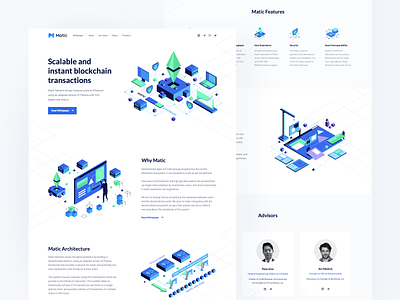 Matic Network Landing Page