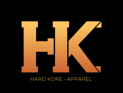 Hard Kore - Apparel branding design gradient icon illustration logo minimal typography ui ux