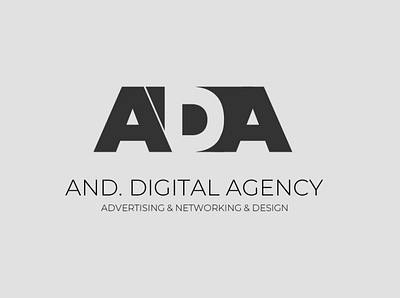 ADA Negative Space Logo branding design flat icon logo ui ui design ux vector web website