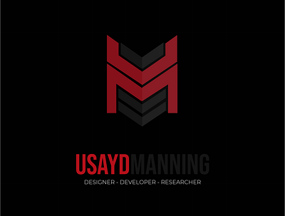 A new Me Usayd Manning design gradient icon illustration logo logo design logodesign logos logotype typography ui ux vector web