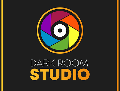 Dark Room Studio branding design gradient graphic design graphics icon illustration logo logo art logo design typography ui ux vector