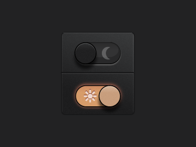 Day time / Night time switch app application button day day time design gradient home icon illustration night night time switch ui ux