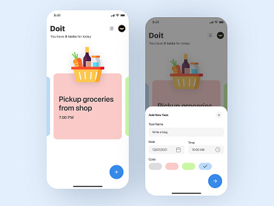 Doit - Todo app appdesign daily productdesign todo uidesign uiux ux