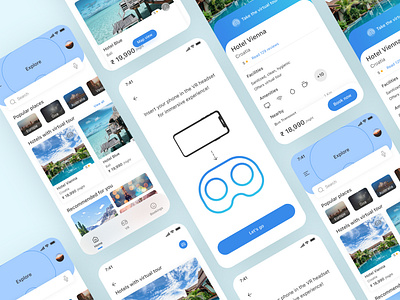 Hotel booking, travel app