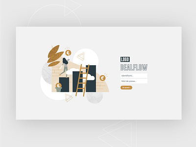 UX-UI DEALFLOW 1 art direction artdigital branding design graphicdesign illustration typography uidesign uxdesign uxui