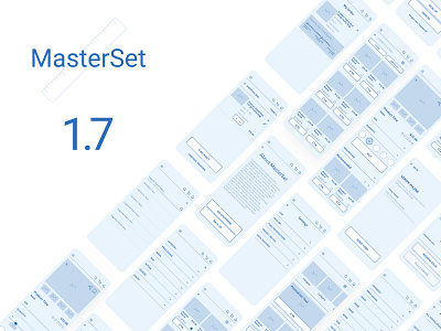 MasterSet 1.7 promo adobe adobexd app appdesign design digitaldesign dribbble figma mobile retail ux wireframe