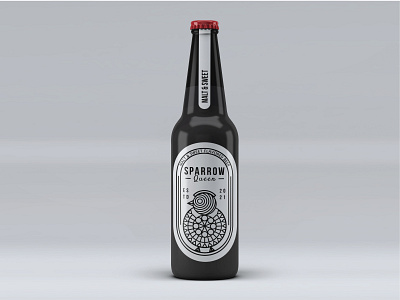 Sparrow queen adobe illustrator beer behance branding design dribbble logo logodesign logoinspiration logotype