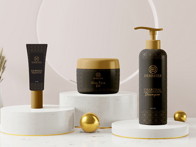 Product Design - Herbster adobe illustrator behance body wash branding cosmetics design dribbble logoinspiration packagedesign productdesign shampoo