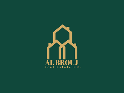 AL Brouj  Real Estate  |  Logo Design .