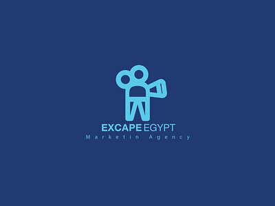 EXCAPE EGYPT | Logo Design app branding design flat icon illustration logo logodesign ux vector