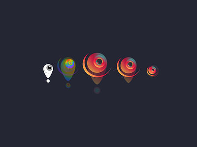 Point Of View logo aplikace app artmap logo lokace map point of view psy ui