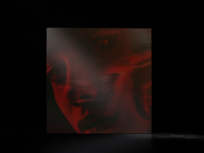 Shelby car dark design design concept music music cover design rap red shelby vinyl cover