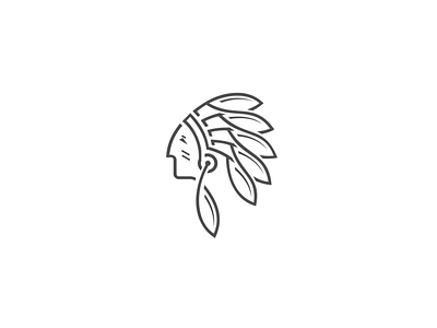Apache apache branding logo negative