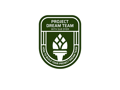 Project Dream Team branding company logo material vector