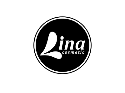 Lina Cosmetic branding cosmetics fashion logo unique