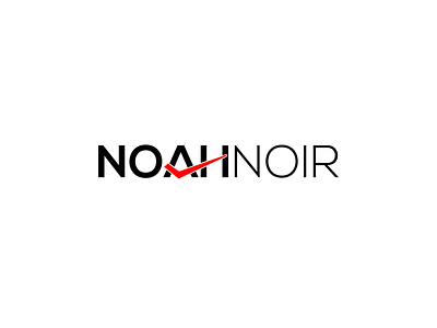 Noah Noir branding company design fashion illustration logo modern vector