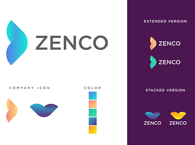 ZENCO Logo Branding abstract logo brand branding busines logo company brand logo company branding company logo creative design flat illustration logo logo branding logo maker logo maker free minimal unique logo vector