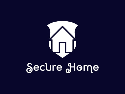 Secure Home Logo art brand branding company logo design graphicdesign graphicdesigner illustration logo logo design logodesigner logoinspiration logotype minimal vector