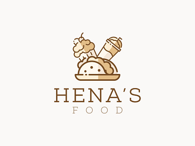 Hena's Food Logo Design